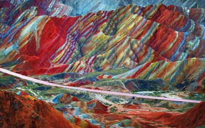 zhangye danxia gansu china