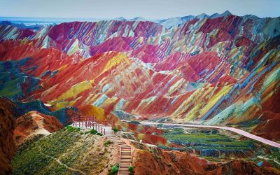 Gansu landform China