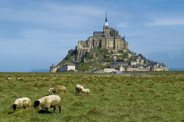 View of Le Mont Saint Michael.