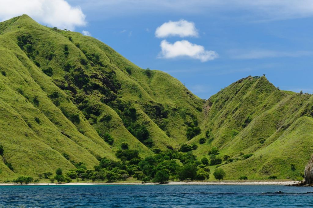 Komodo Island in Indonesia is an UNESCO World Heritage Site and a world-famous national park