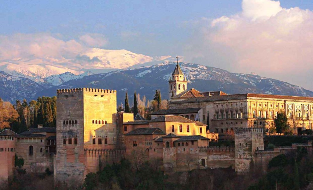 The Alhambra of Granada in Spain