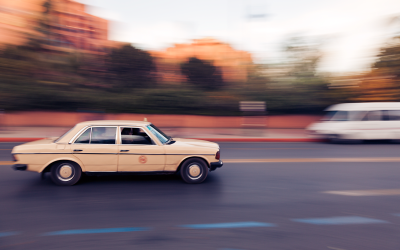 taxi cab marrakesh marrakech morocco africa
