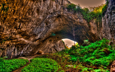 Devetashka cave in Bulgaria
