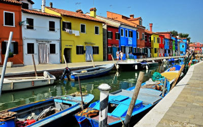 Burano island canal