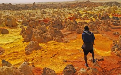 volcanic crater Danakil