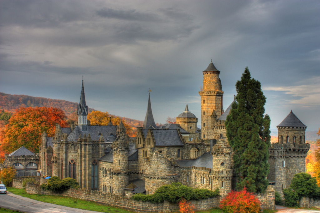 Löwenburg Bergpark Wilhelmshöhe Kassel