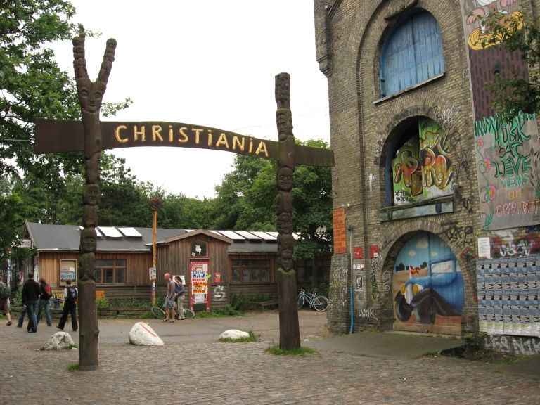 Christiania is a freetown and is one of the biggest tourist attractions in Copenhagen