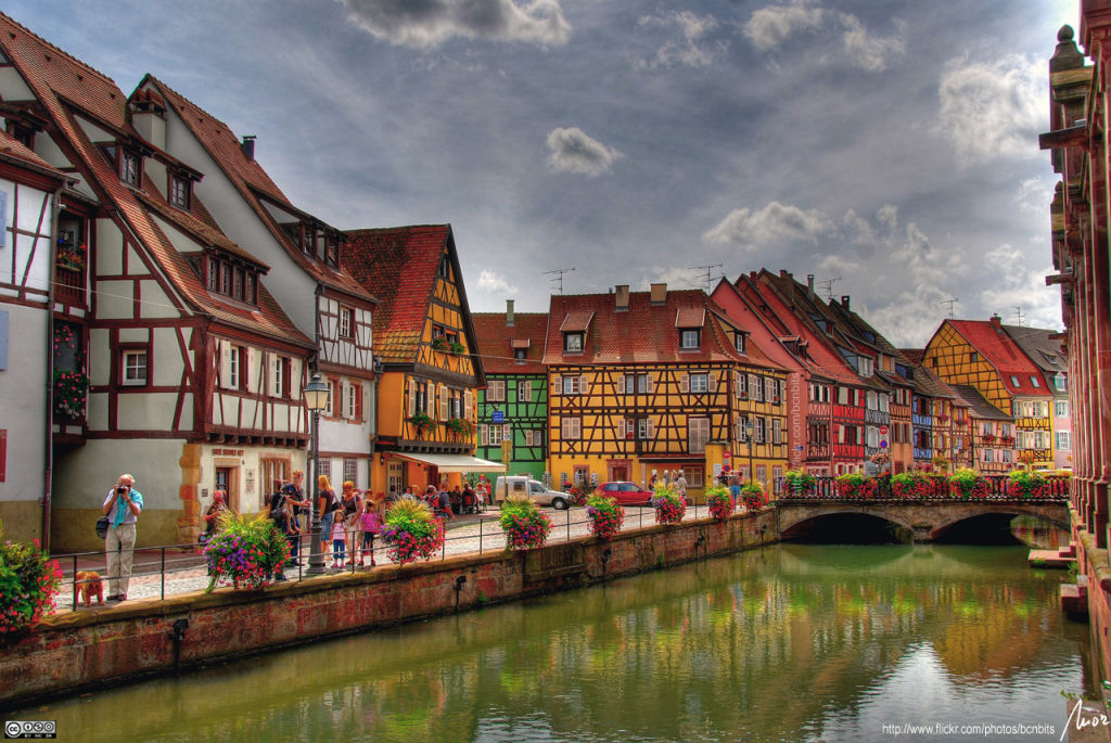 Colmar has a very beautiful medieval town centre.