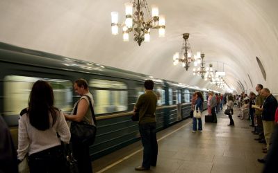 Metro system moscow