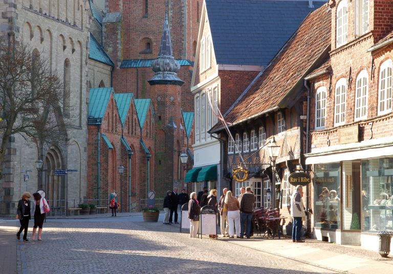 Ribe is the oldest town of Denmark