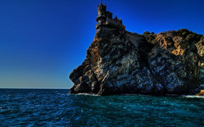 Swallow's Nest castle in Ukraine