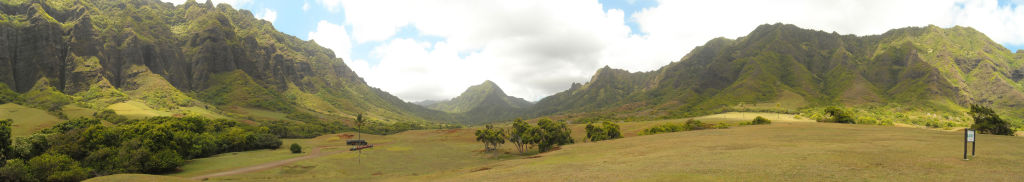 The Ka'a'awa Valley, Hawaii - Panorama