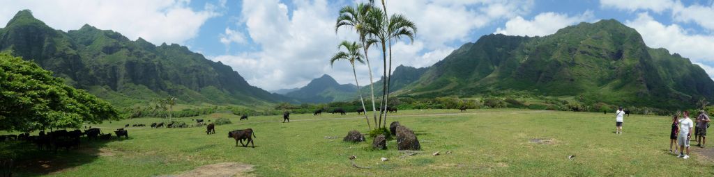 The Ka'a'awa Valley, Hawaii