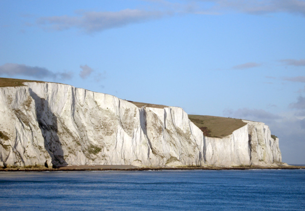 The white cliffs of Dover England