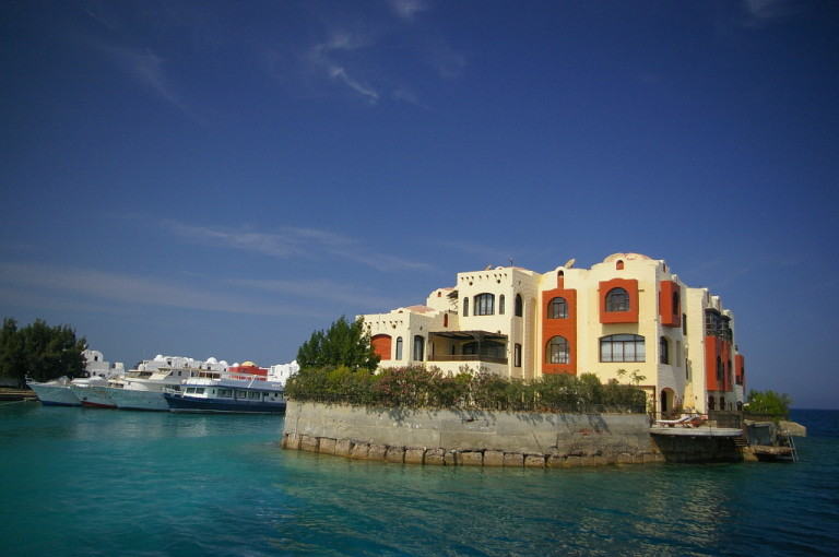 Harbour in Hurghada, Egypt