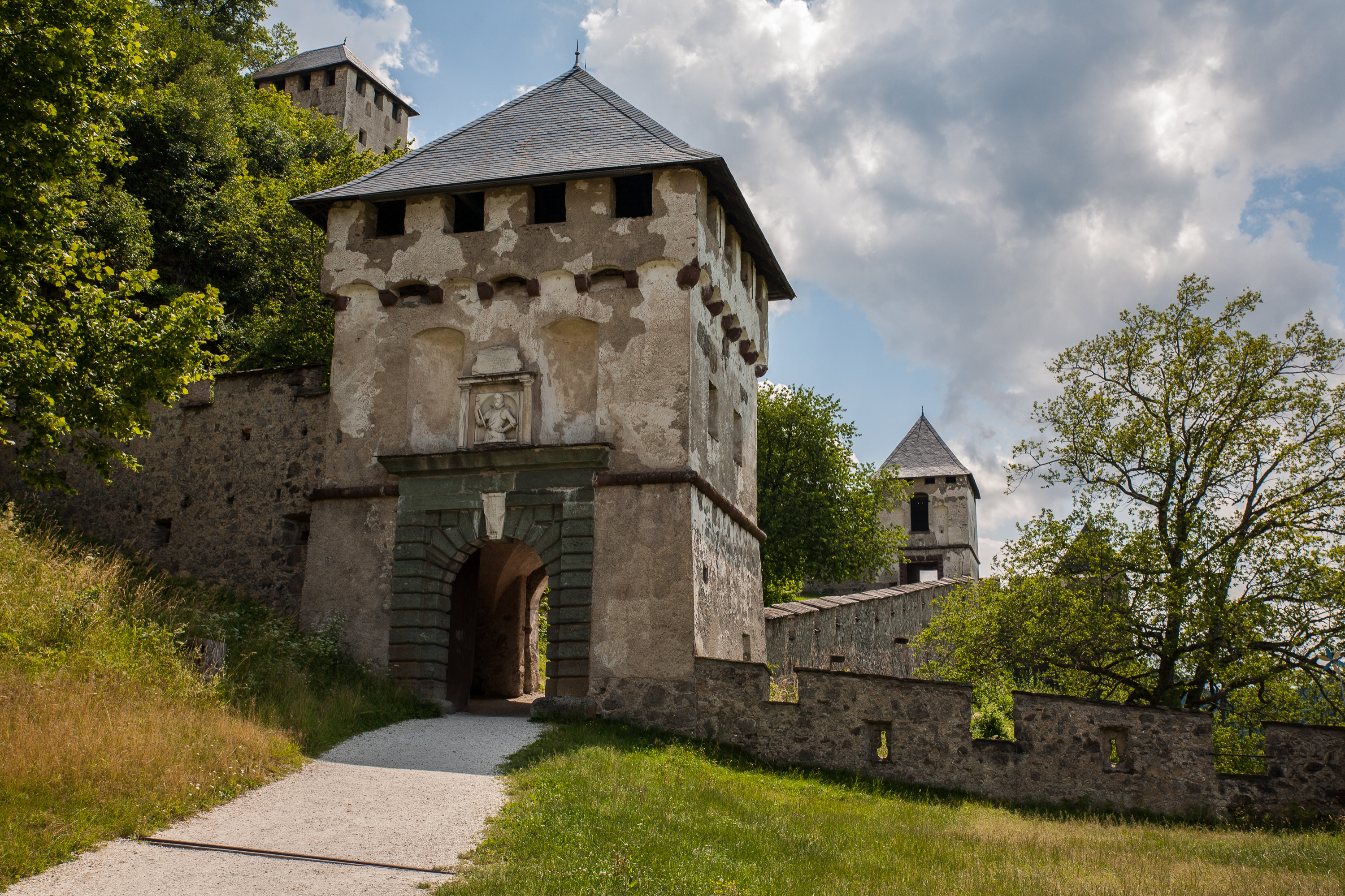 One of the 14 gates at Hochosterwitz Castle