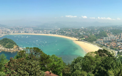 San Sebastian is located in the northern part of Spain close to France.